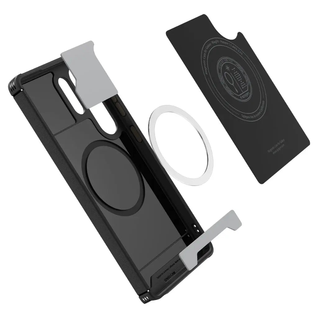 Spigen Samsung S25 Ultra Case 6.9" Core Armor MagFit Magnetic Phone Case Textured Design Drop Protection Samsung Cover