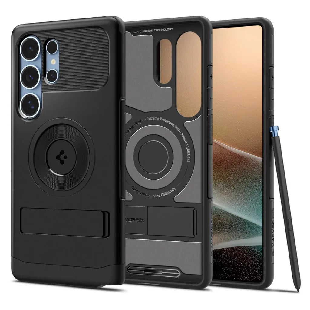 Spigen Samsung S25 Ultra Case 6.9" Slim Armor MagFit Magnetic Phone Case Kickstand Phone Stand Holder Samsung Cover