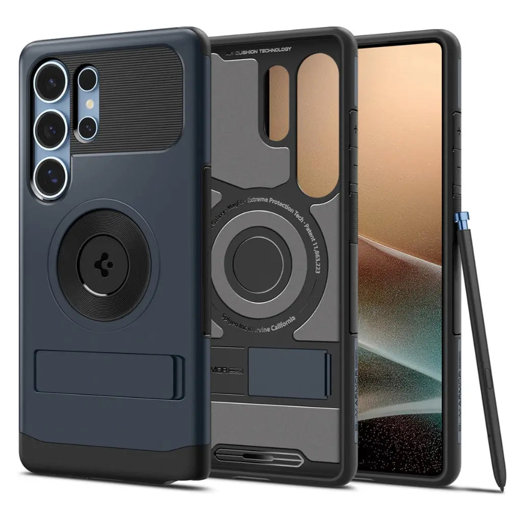 Spigen Samsung S25 Ultra Case 6.9" Slim Armor MagFit Magnetic Phone Case Kickstand Phone Stand Holder Samsung Cover