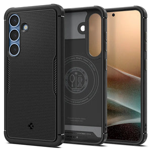 Spigen Samsung S25 case 6.2" Core Armor MagFit Magnetic Phone Case Textured Design Drop Protection Samsung Cover