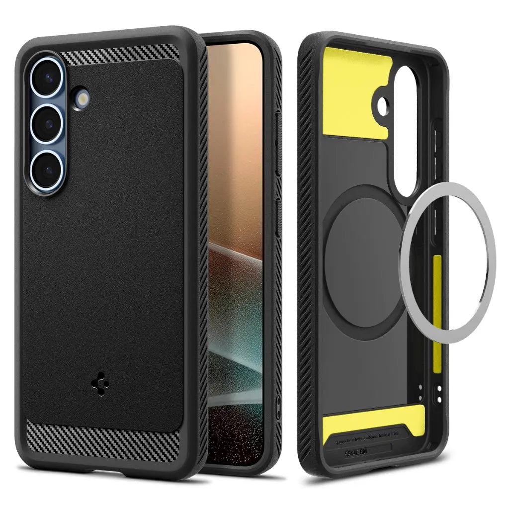 Spigen Samsung S25+ Case 6.7" Rugged Armor MagFit Magnetic Phone Case MagSafe Case Protective Samsung S25 Plus Case
