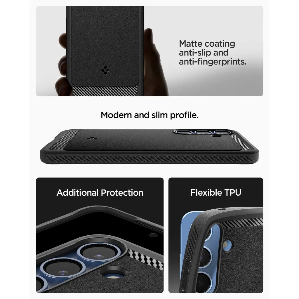 Spigen Samsung S25+ Case 6.7" Rugged Armor MagFit Magnetic Phone Case MagSafe Case Protective Samsung S25 Plus Case