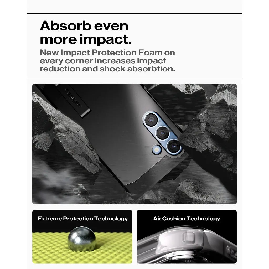 Spigen Samsung S25+ Case 6.7" Tough Armor MagFit Casing Magnetic Phone Case Extreme Protection Samsung S25 Plus Case