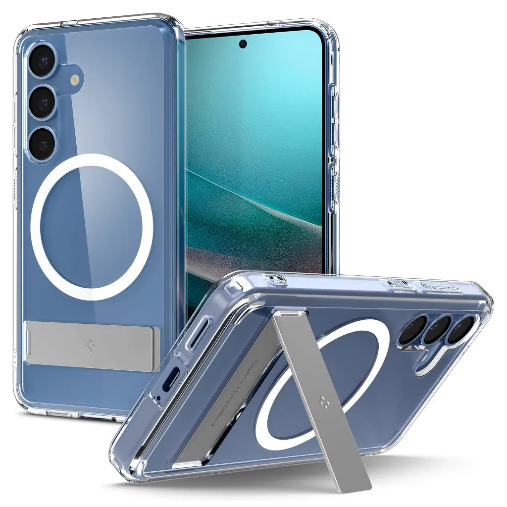 Spigen Ultra Hybrid S MagFit Case voor iPhone 16 Pro, Compatibel met MagSafe accessories hoesje -Frost Grey Spigen Ultra Hybrid S MagFit Case voor iPhone 16 Pro, Compatibel met MagSafe accessories hoesje -Frost Grey