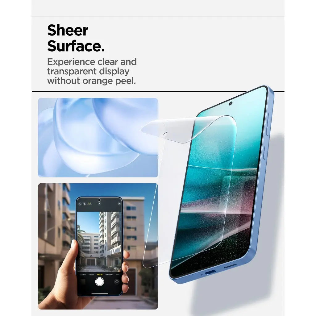 Spigen Samsung S25+ Screen Protector [1 Pack] 6.7" EliteShield EZ Fit HD Film Screen Protector Samsung Galaxy S25 Plus