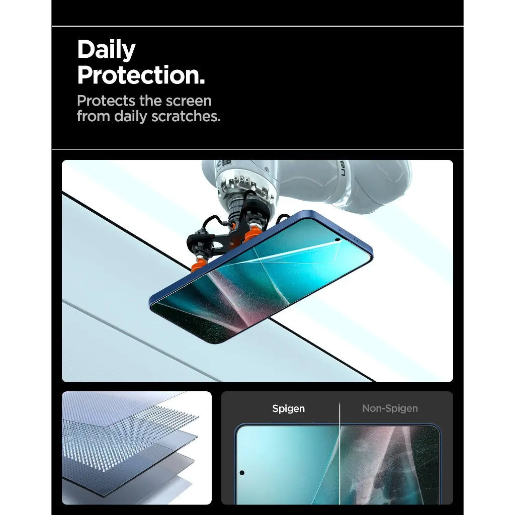 Spigen Samsung S25+ Screen Protector [1 Pack] 6.7" EliteShield EZ Fit HD Film Screen Protector Samsung Galaxy S25 Plus