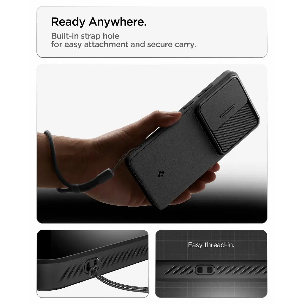 Spigen Samsung S26 Ultra Case 6.9" Optik Armor Camera Cover Galaxy S26 Ultra Casing Camera Protector