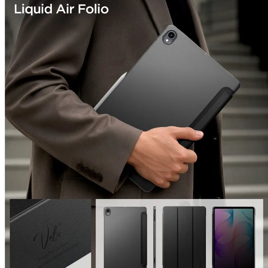 Spigen Samsung Tab S12+ Case (2026) Liquid Air Folio Galaxy Tab S12+ Casing Samsung Tablet