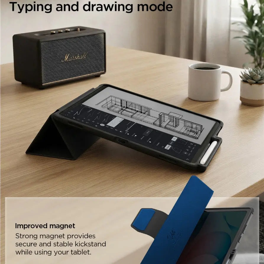 Spigen Samsung Tab S12+ Case (2026) Rugged Armor Pro Galaxy Tab S12+ Casing Trifold Samsung Cover