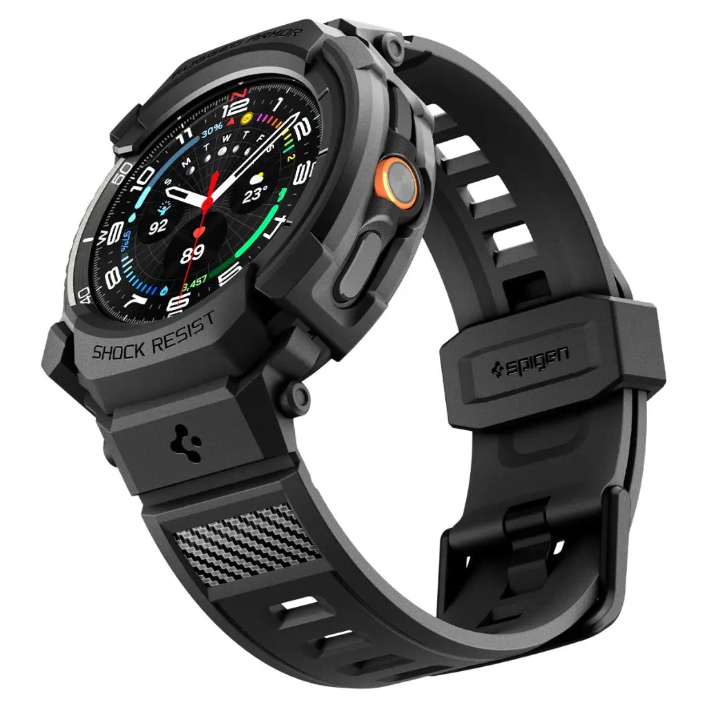Spigen Samsung Watch 8 Classic (46mm) Case Rugged Armor Pro Galaxy Watch Strap Watch Case Watch Band Protective
