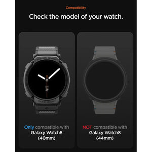 Spigen Samsung Watch 8 (40mm) Case Rugged Armor Pro Galaxy Watch Strap Watch Case Watch Band Protective