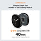 Spigen Samsung Watch 9 / Samsung Watch 8 Case (40mm) Thin Fit 360 Tempered Glass for Galaxy Watch 9