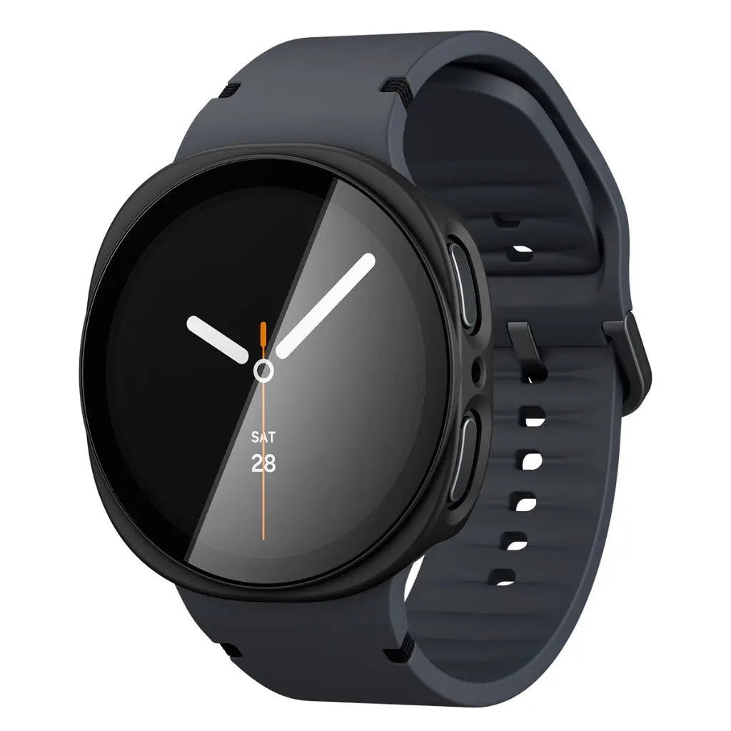 Spigen Samsung Watch 9 / Samsung Watch 8 Case (44mm) Thin Fit 360 Tempered Glass for Galaxy Watch 9