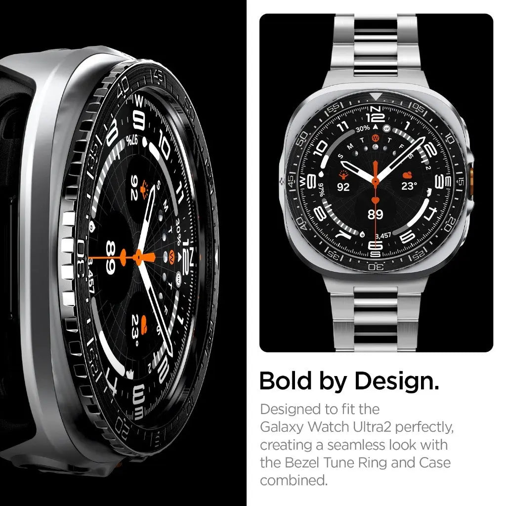 Spigen Samsung Watch Ultra 2 Case (47mm) Bezel Tune Pro Premium Stainless Steel Galaxy Watch 2 Case
