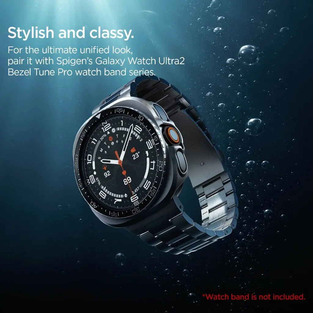 Spigen Samsung Watch Ultra 2 Case (47mm) Bezel Tune Pro Premium Stainless Steel Galaxy Watch 2 Case