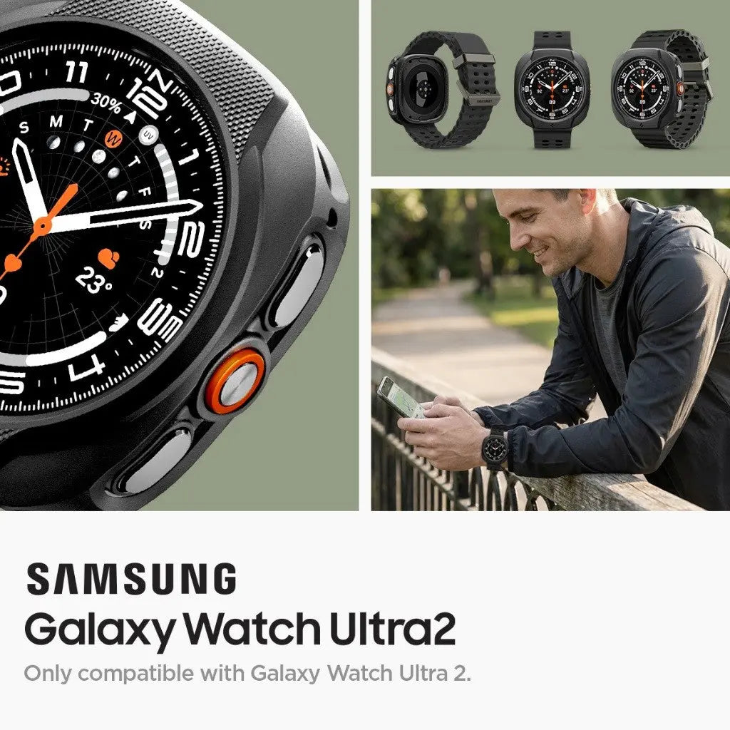 Spigen Samsung Watch Ultra 2 Case (47mm) Liquid Air Slim Protective Case Galaxy Watch Ultra 2 Case