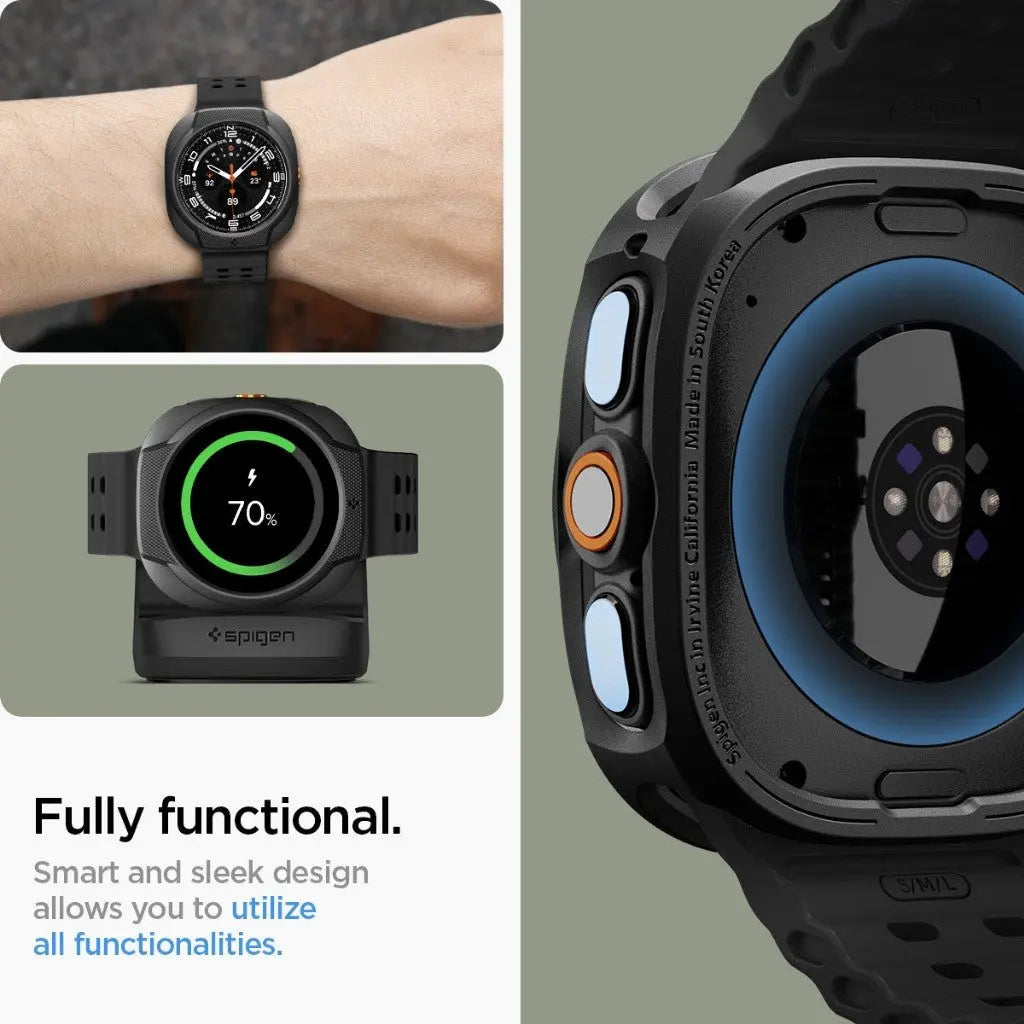 Spigen Samsung Watch Ultra 2 Case (47mm) Liquid Air Slim Protective Case Galaxy Watch Ultra 2 Case