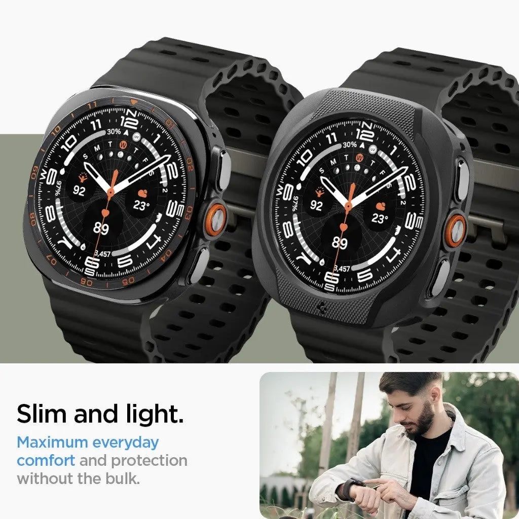 Spigen Samsung Watch Ultra 2 Case (47mm) Liquid Air Slim Protective Case Galaxy Watch Ultra 2 Case