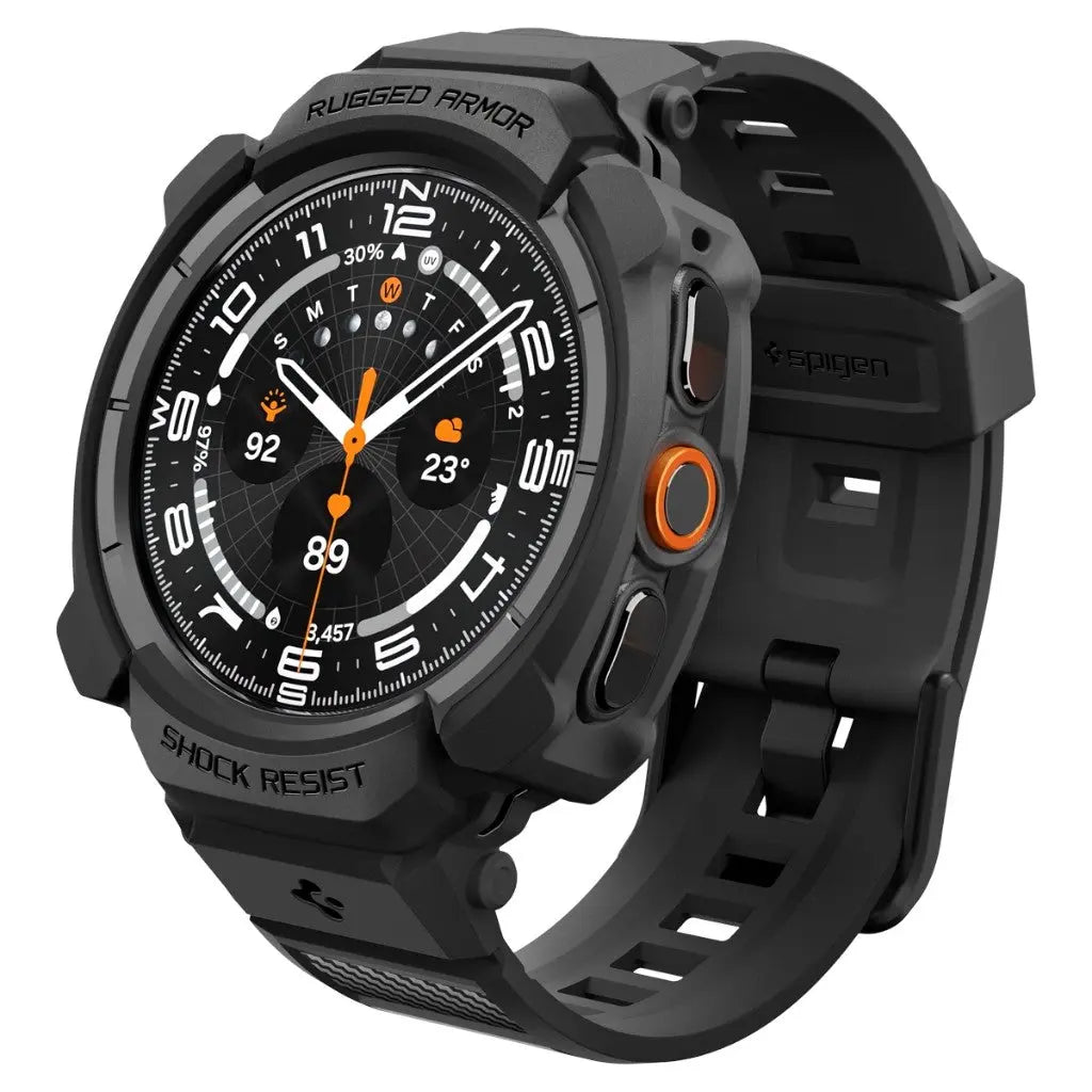 Spigen Samsung Watch Ultra 2 Case (47mm) Rugged Armor Pro Watch Band Watch Strap Galaxy Watch Case