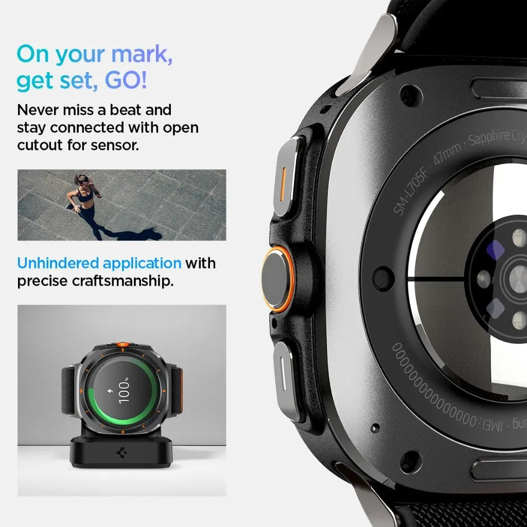 Spigen Samsung Watch Ultra 2 / Samsung Watch Ultra Strap (47mm) Lite Fit Galaxy Watch Ultra 2 Strap
