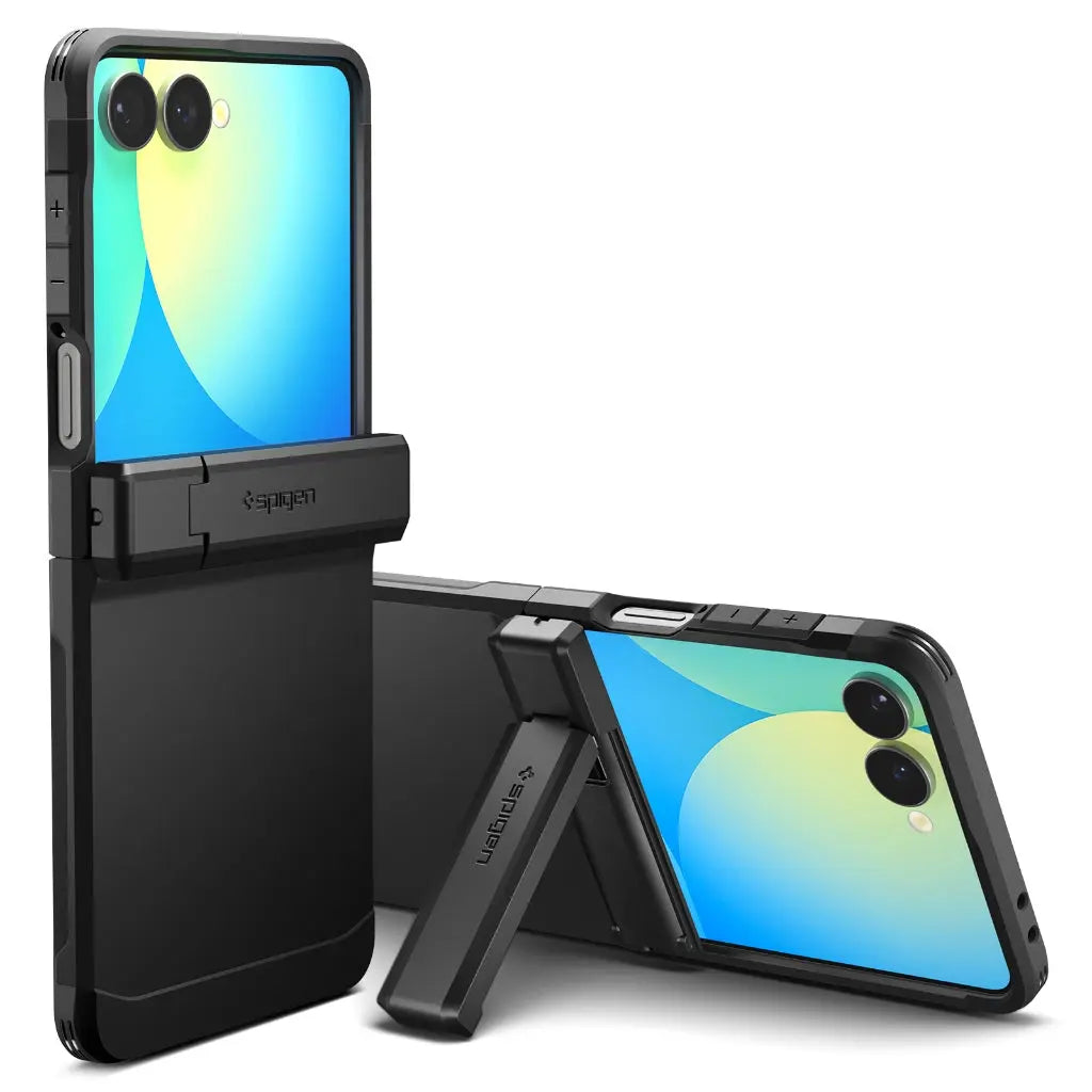 Spigen Samsung Z Flip 7 Case Tough Armor Pro MagFit Magnetic Phone Case Phone Stand Hinge Cover Galaxy Z Flip 7 Case