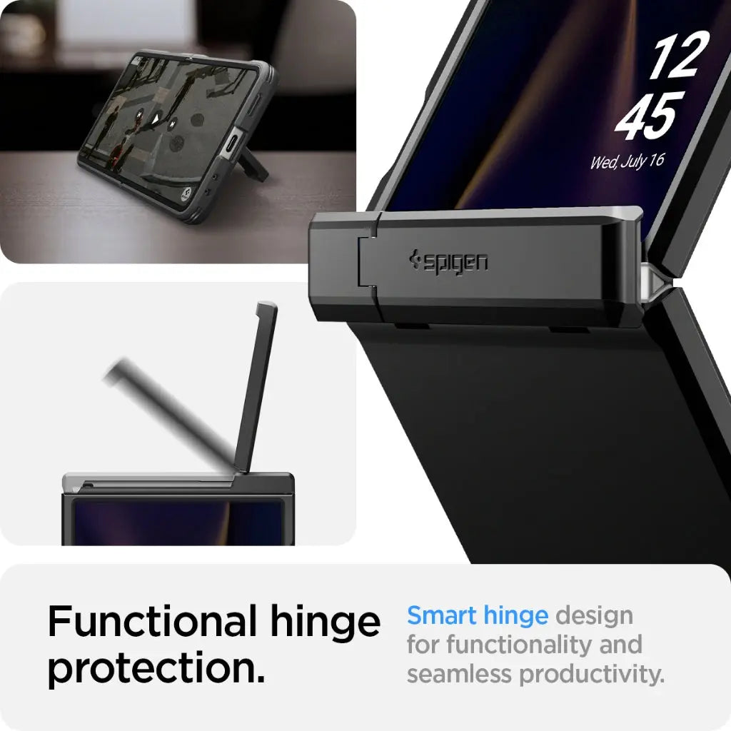 Spigen Samsung Z Flip 7 Case Tough Armor Pro MagFit Magnetic Phone Case Phone Stand Hinge Cover Galaxy Z Flip 7 Case