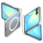 Spigen Samsung Z Flip 7 Case Ultra Hybrid Pro MagFit Magnetic Phone Case Galaxy Z Flip 7 Case Clear Case Drop Protection