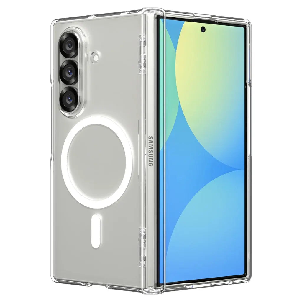 Spigen Samsung Z Fold 7 Case Ultra Hybrid Pro MagFit Magnetic Phone Case Galaxy Z Fold 7 Case Magnetic Case Clear Case