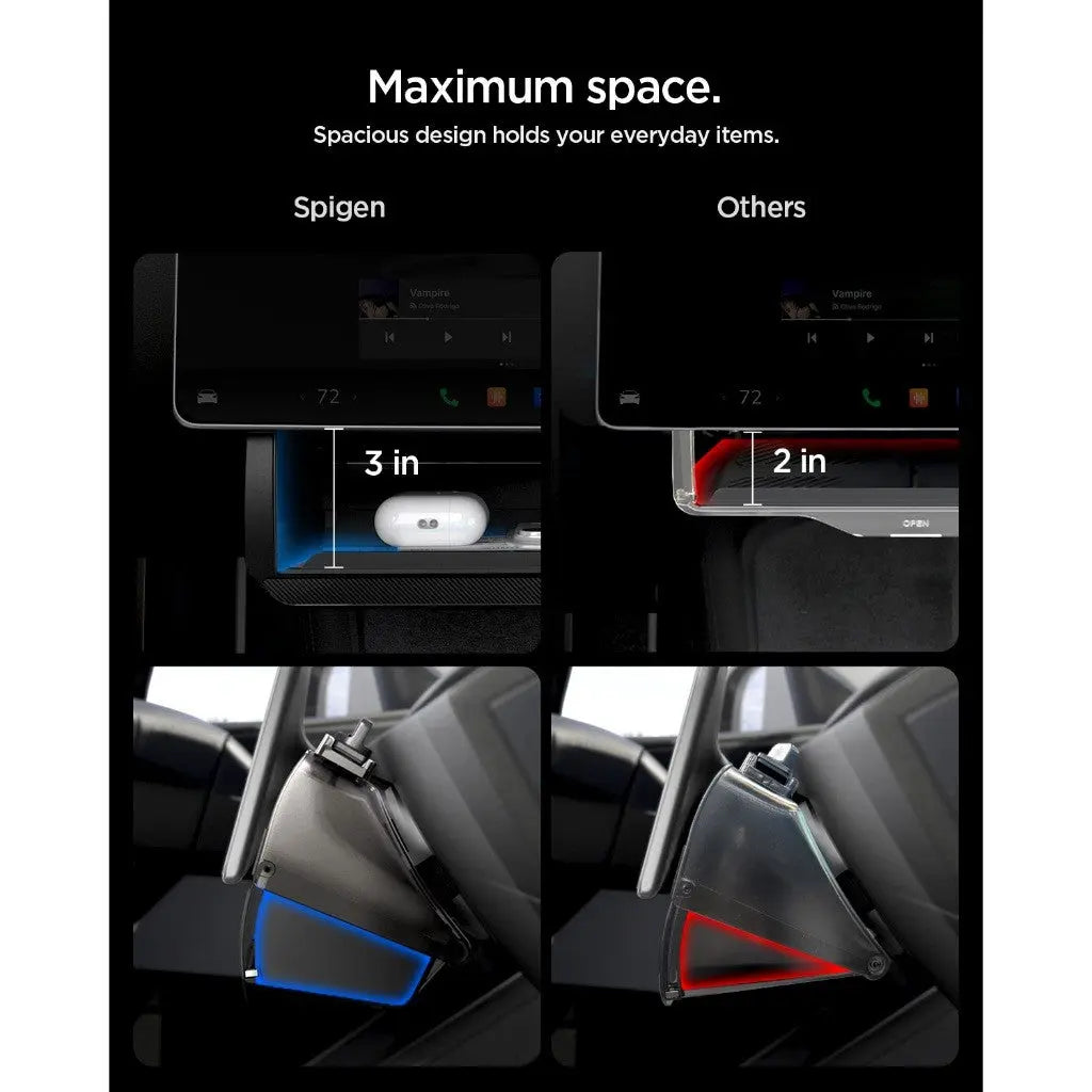Spigen Tesla Model 3 Highland (2026-2024) / Y Juniper / Y L Hidden Under screen Storage Organizer TO227JH