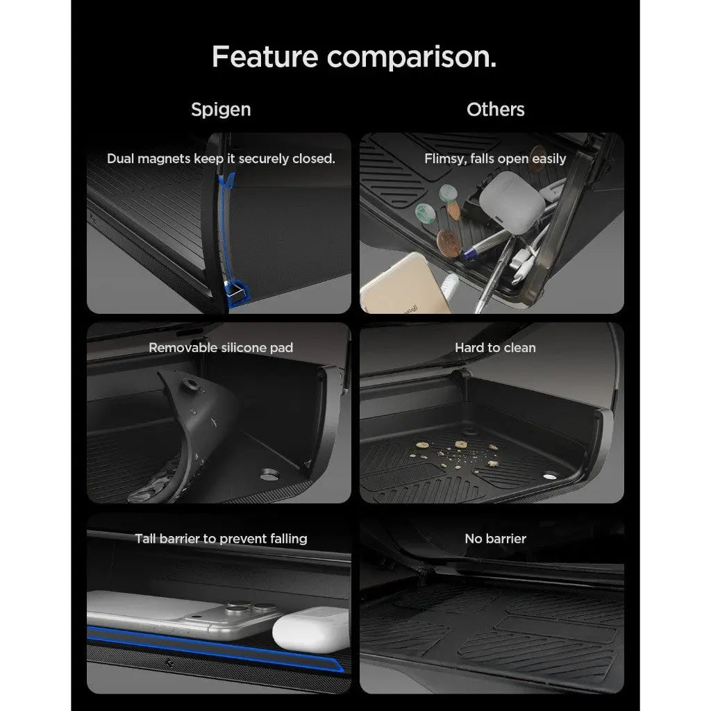 Spigen Tesla Model 3 Highland (2026-2024) / Y Juniper / Y L Hidden Under screen Storage Organizer TO227JH