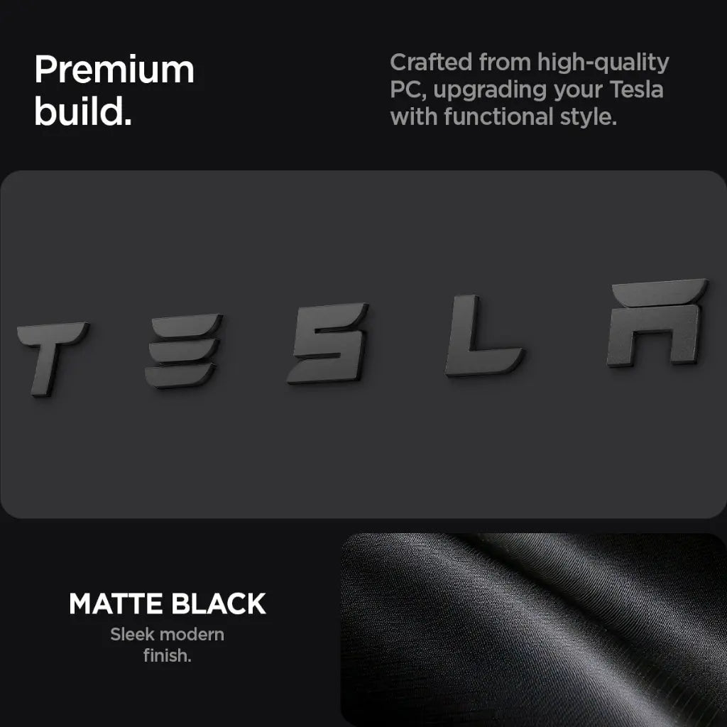 Spigen Tesla Model 3 (2025/2024) Refresh (Highland) Rear Emblem Logo Full Cover Sticker TO322H Tesla Accessories