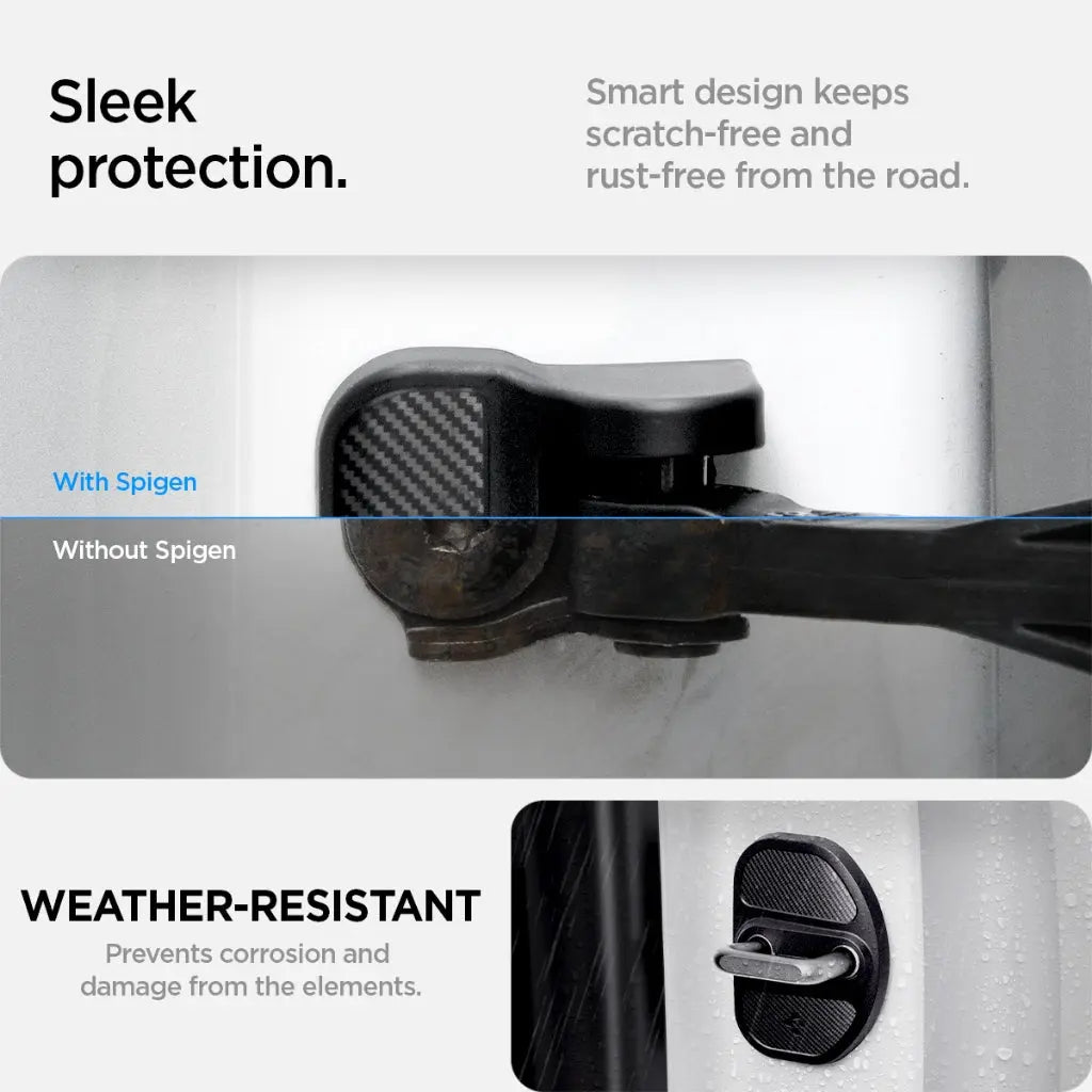 Spigen Tesla Model Y 2025 Refresh (Juniper) & Tesla Model 3 (2017-2025) Door Striker and Hinge Cover Tesla Accessories
