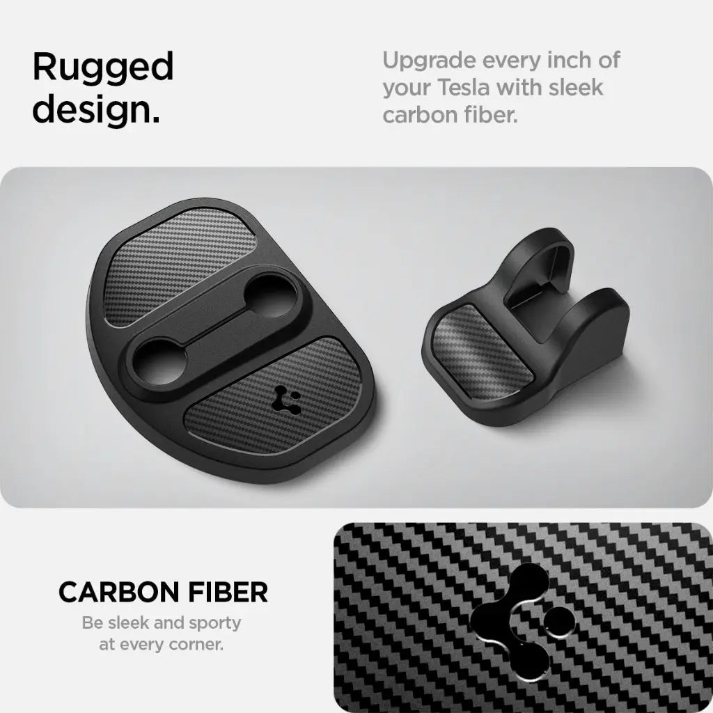 Spigen Tesla Model Y 2025 Refresh (Juniper) & Tesla Model 3 (2017-2025) Door Striker and Hinge Cover Tesla Accessories