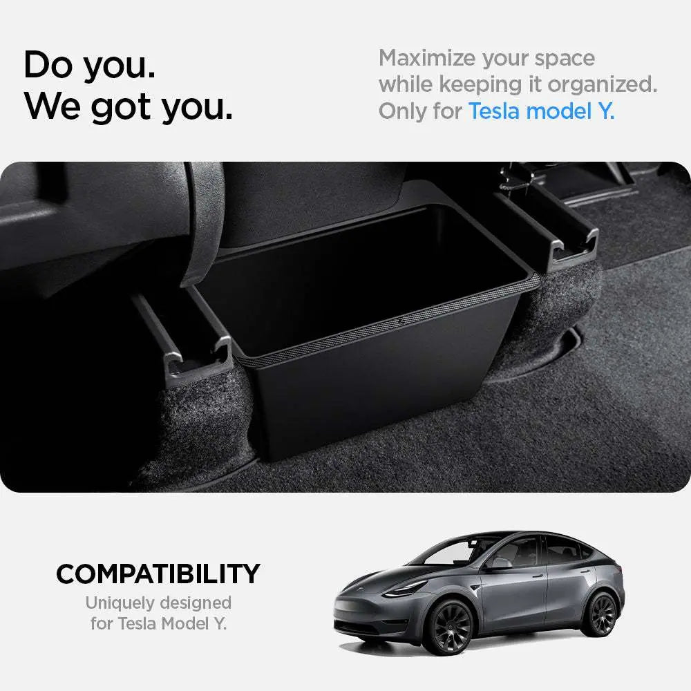 Spigen Tesla Model Y Juniper (2020-2026) Rear Center Console Storage Box Tesla Accessories TO223