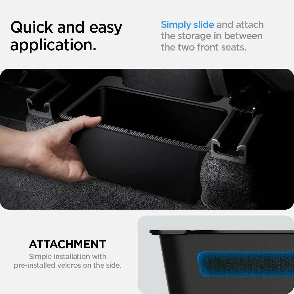 Spigen Tesla Model Y Juniper (2020-2026) Rear Center Console Storage Box Tesla Accessories TO223