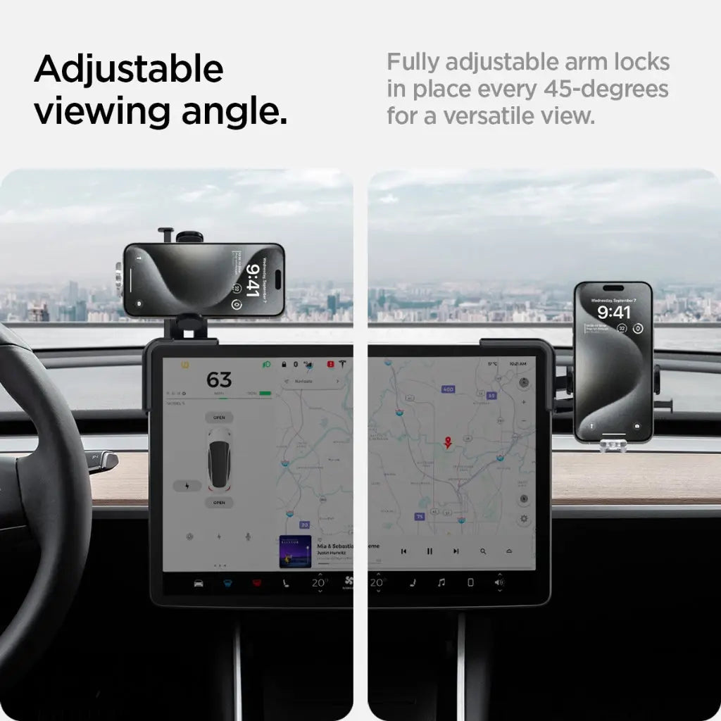 Spigen Tesla Model Y / Model 3 TapLock Universal Car Phone Holder Car Mount Car Accessories Car Phone Stand Holder