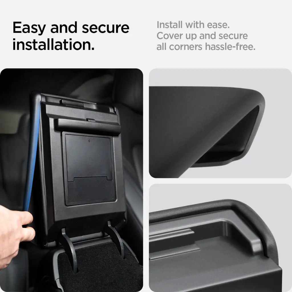 Spigen Tesla Model Y (2020-2024) & Model 3 (2017-2023) Center Console Armrest Cover TO240 Tesla Model Y Accessories