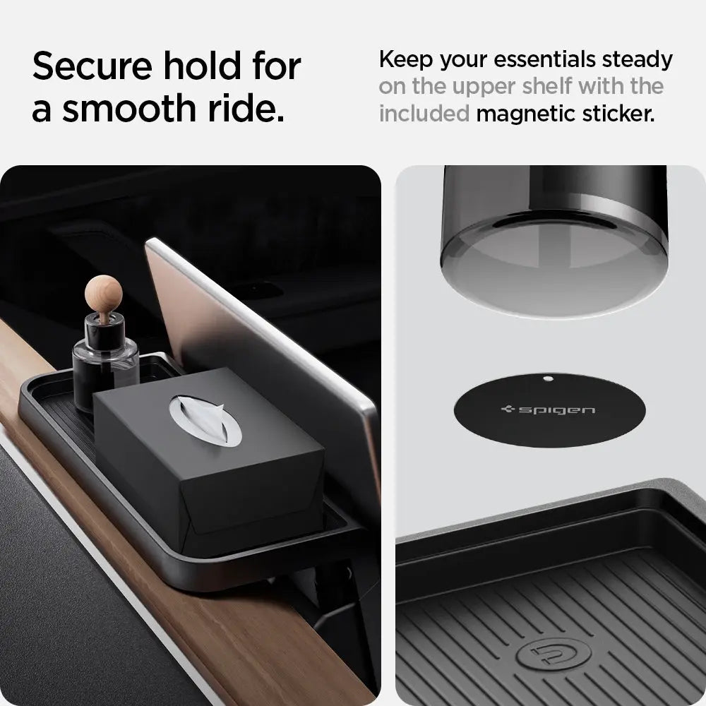 Spigen Tesla Model Y (2020-2024) & Model 3 (2017-2023) Under Screen Storage Organizer Tesla Model Y Accessories