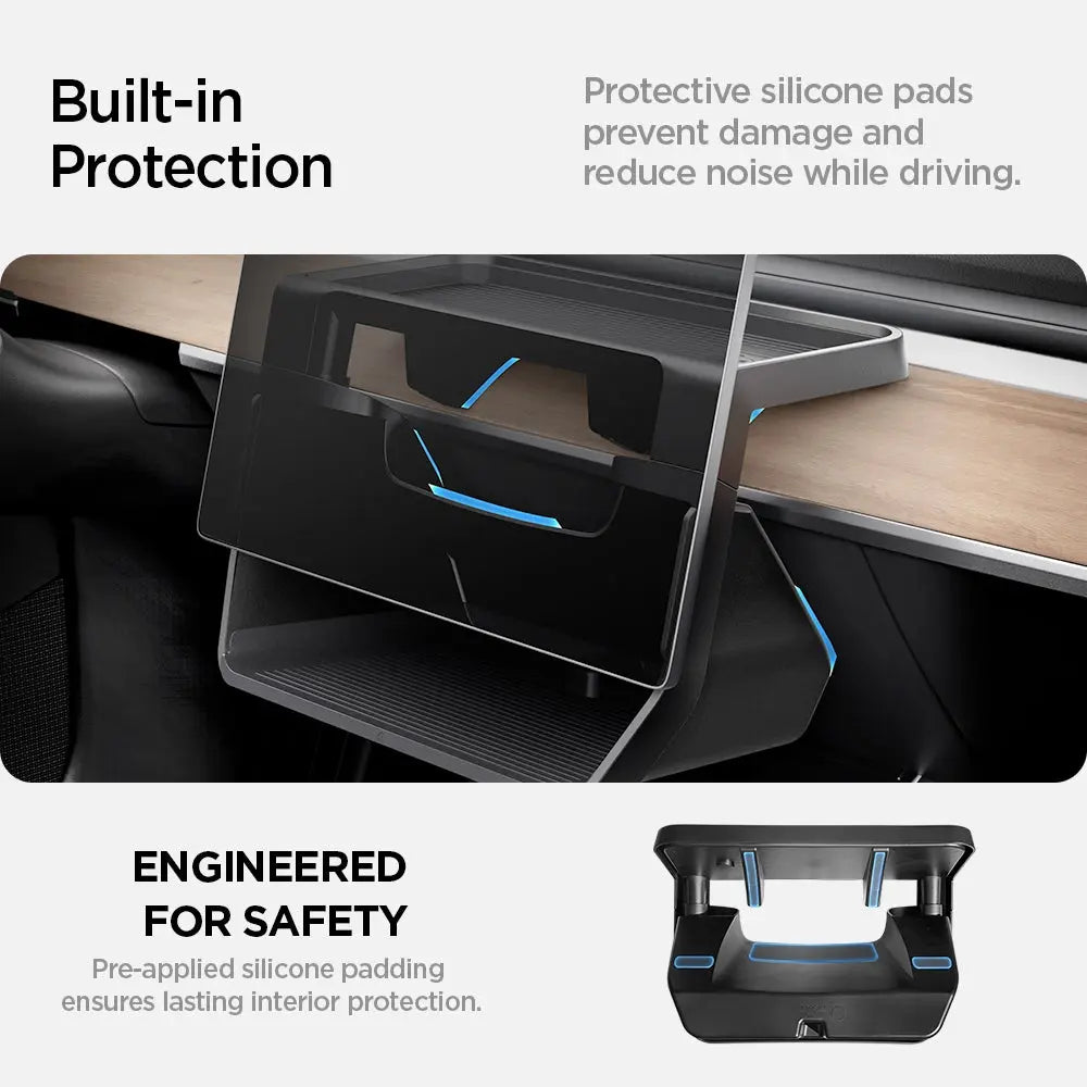Spigen Tesla Model Y (2020-2024) & Model 3 (2017-2023) Under Screen Storage Organizer Tesla Model Y Accessories
