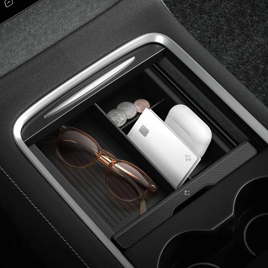 Spigen Tesla Model Y (2021-2024) & Model 3 (2021-2023) Center Console Organizer Tesla Model Y Accessories