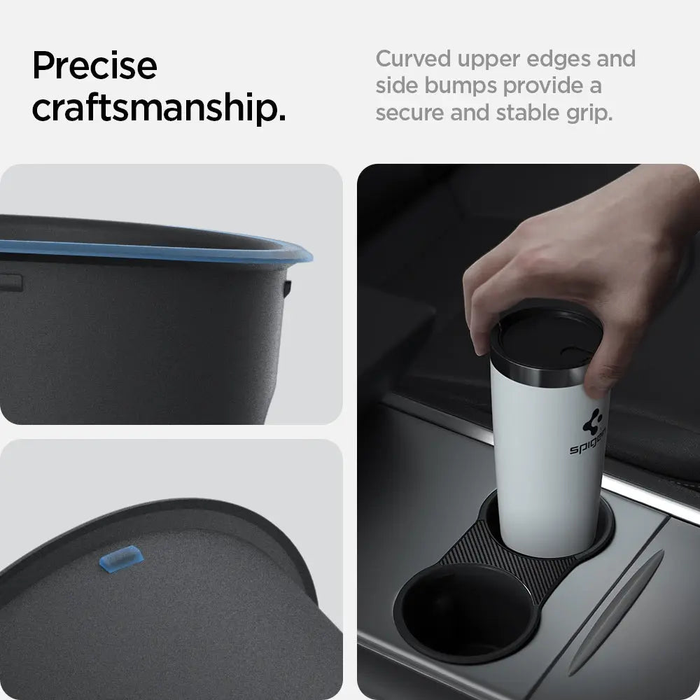 Spigen Tesla Model Y (2021-2024) & Model 3 (2021-2023) Cup Holder Insert Flush Fit Tesla Model Y Accessories