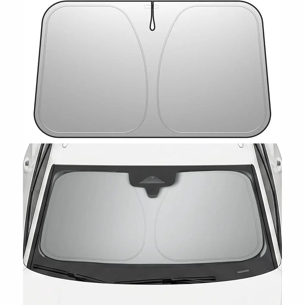 Spigen Universal Car Sun Shade with UV & Heat Protection Windshield Car Front Sunshade UO260 (M)