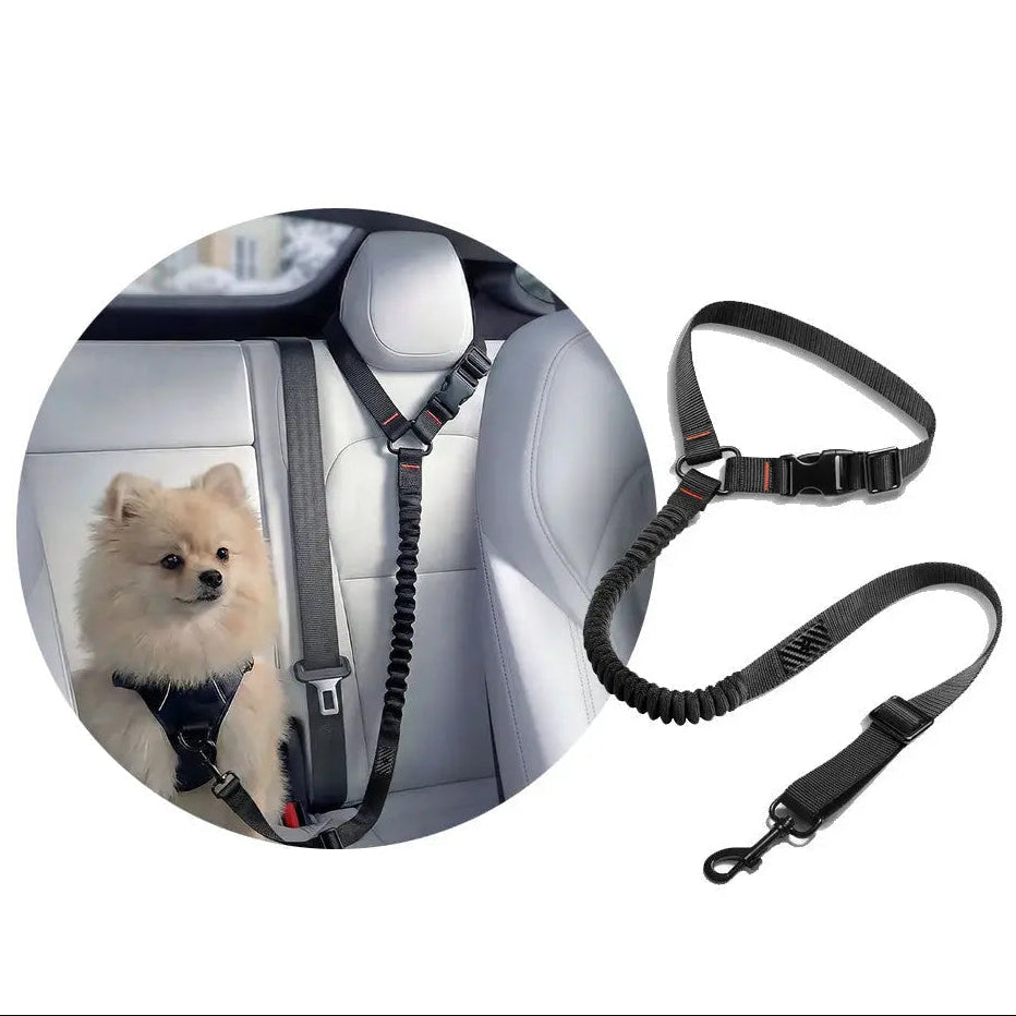 Spigen Universal Dog Seat Belt Headrest Pet Seat Belt Holder Seat Belt Clip Car Accessories PS100