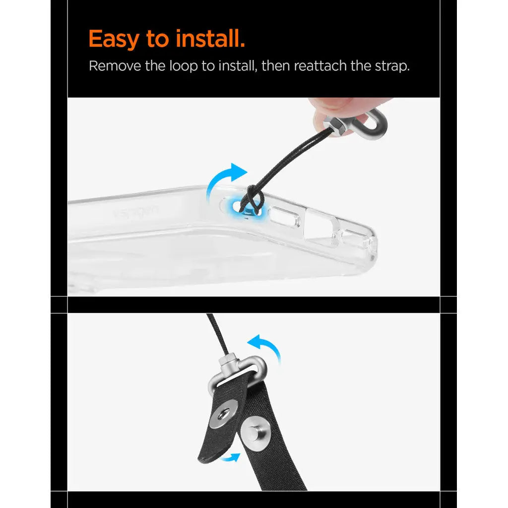 Spigen Universal Phone Lanyard CrossBody Strap Neck Strap With Magnetic Adjustable Phone Strap DA30L