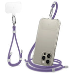 Spigen Universal Phone Lanyard Set CrossBody Strap + Wrist Strap With ConTag Adjustable Phone Strap Lanyard Strap