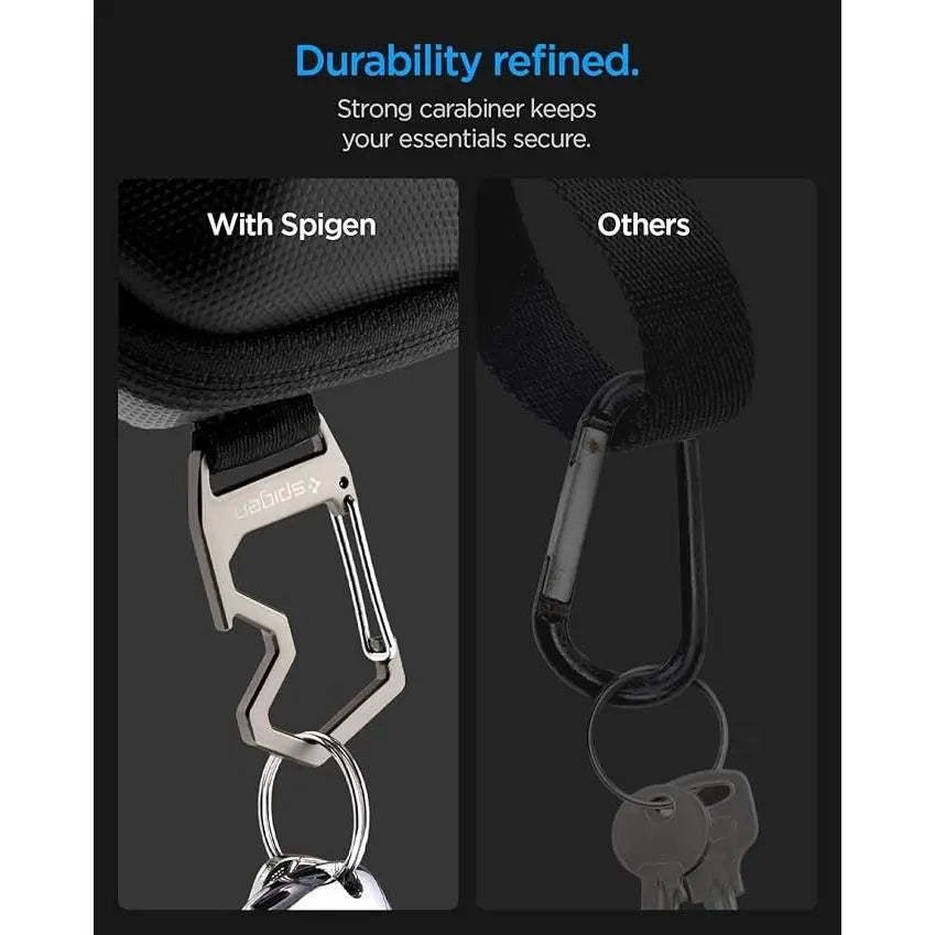 Spigen Universal Sunglasses Case Lock Fit Sunglasses Pouch with Carabiner Bottle Opener LF520