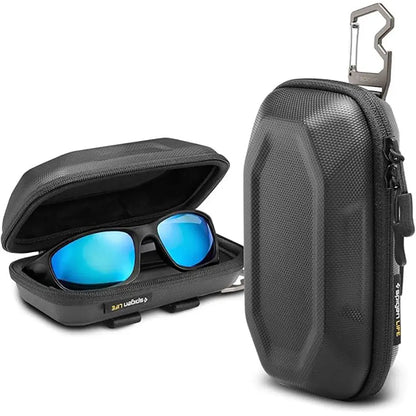 Spigen Universal Sunglasses Case Lock Fit Sunglasses Pouch with Carabiner Bottle Opener LF520