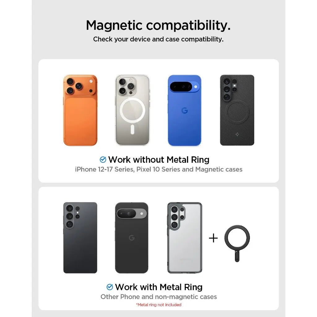 Spigen VacuumLock Magnetic Car Phone Holder STK100 For Screen / Windshield /  Dashboard Car Mount Phone Stand Holder