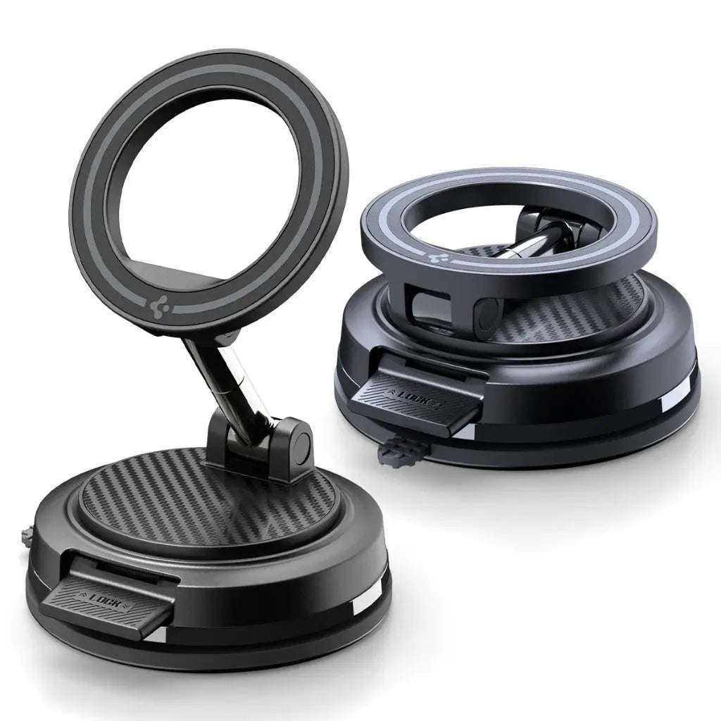 Spigen VacuumLock Magnetic Car Phone Holder STK100 For Screen / Windshield /  Dashboard Car Mount Phone Stand Holder