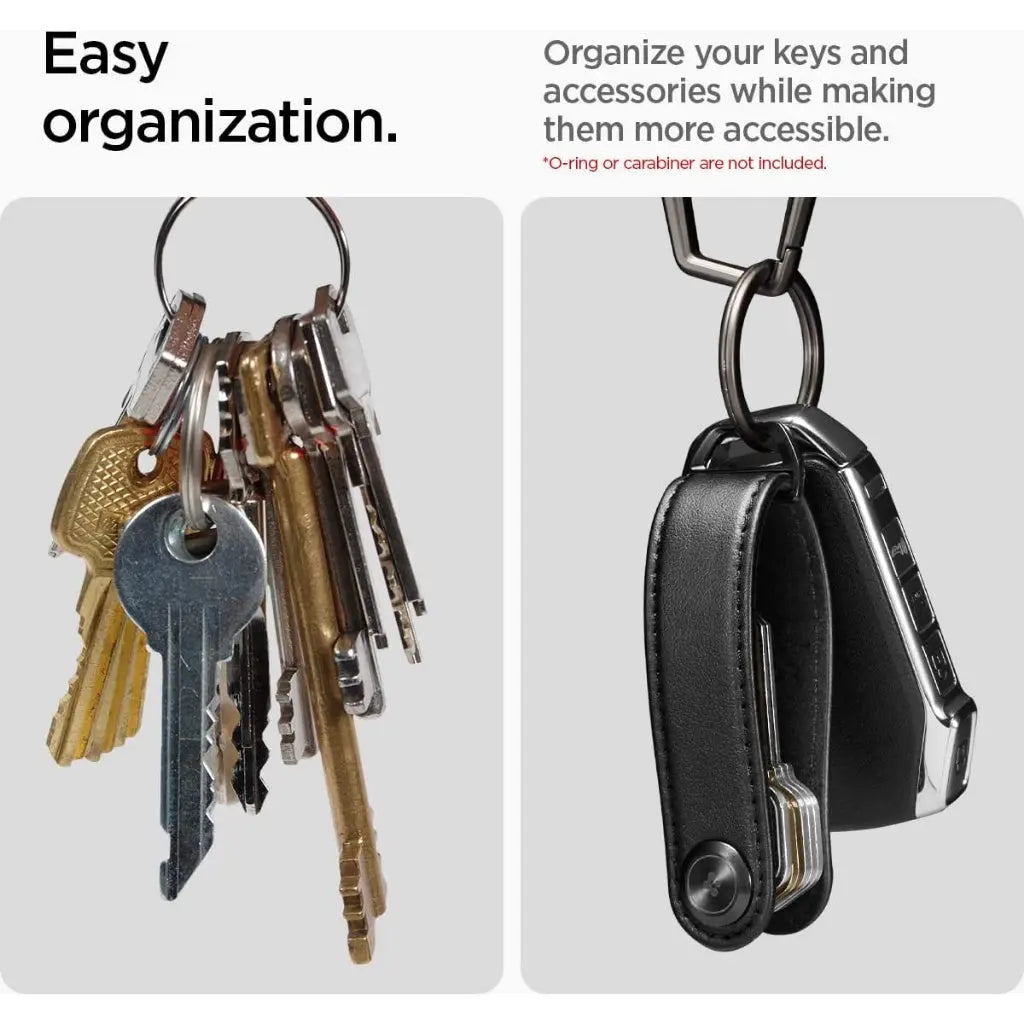 Spigen Valentinus Key Chain Key Holder Leather Key Organizer Minimalist Compact Key Holder Pouch Key Ring Car Key Holder